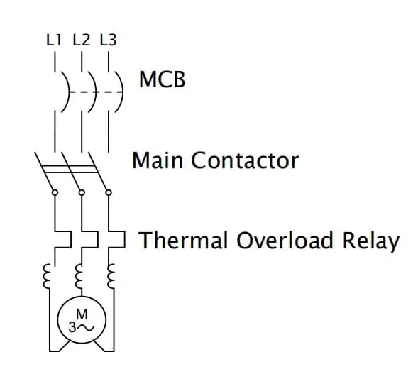 DOL-Starter-Power-Wiring-Diagram
