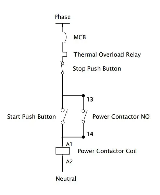 DOL-Starter-control-diagram
