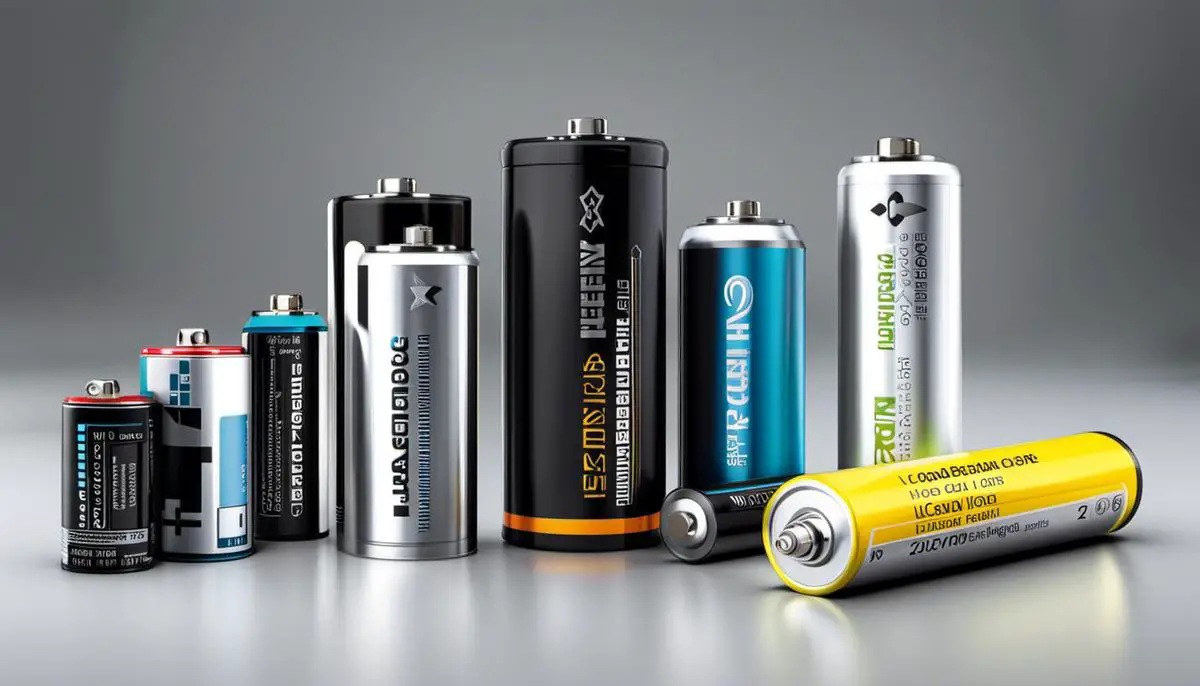 Different types of batteries: lead-acid, lithium-ion, and nickel-cadmium